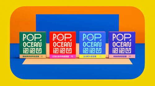 以色彩取胜的面条包装设计，谁说美食包装不时髦？